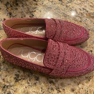 Sugar fuchsia sequin 6.5 loafer